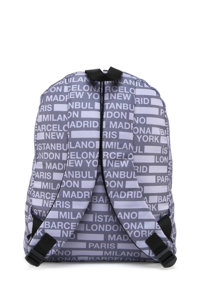 Cambridge Polo Club Cities II Ön Cepli Unisex Sırt Çantası GRİ GRİ