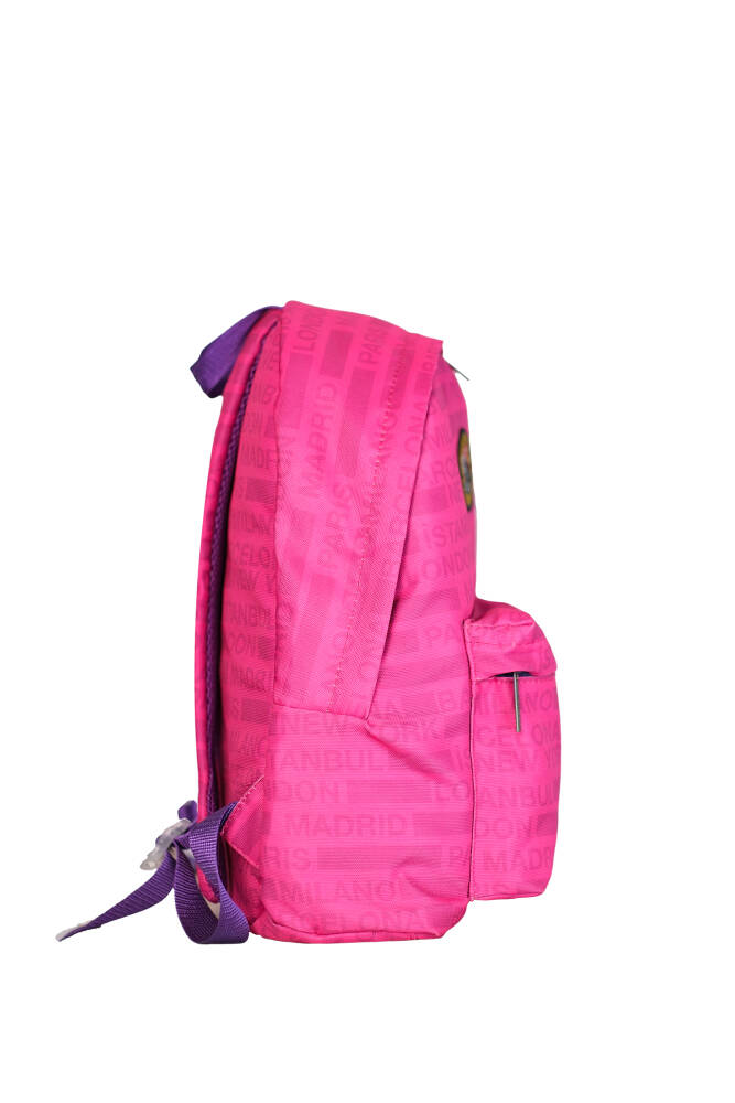 Cambridge Polo Club Cities II Ön Cepli Unisex Sırt Çantası Pembe Pembe