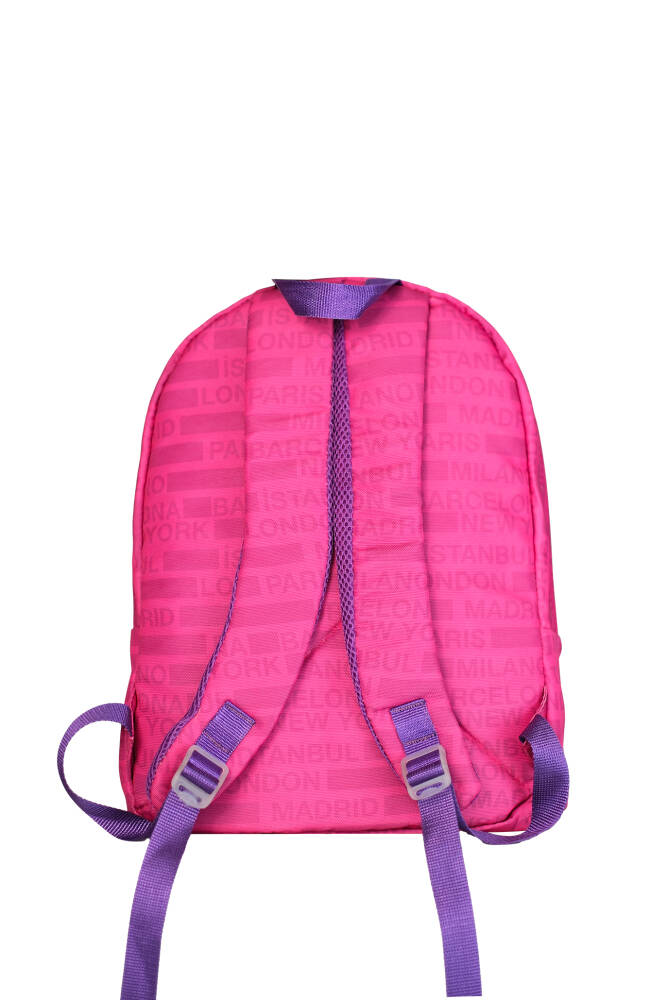 Cambridge Polo Club Cities II Ön Cepli Unisex Sırt Çantası Pembe Pembe