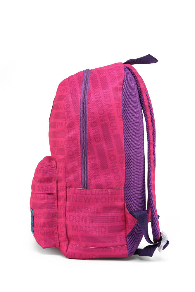 Cambridge Polo Club Cities Ön Bölmeli Unisex Sırt Çantası Pembe Pembe