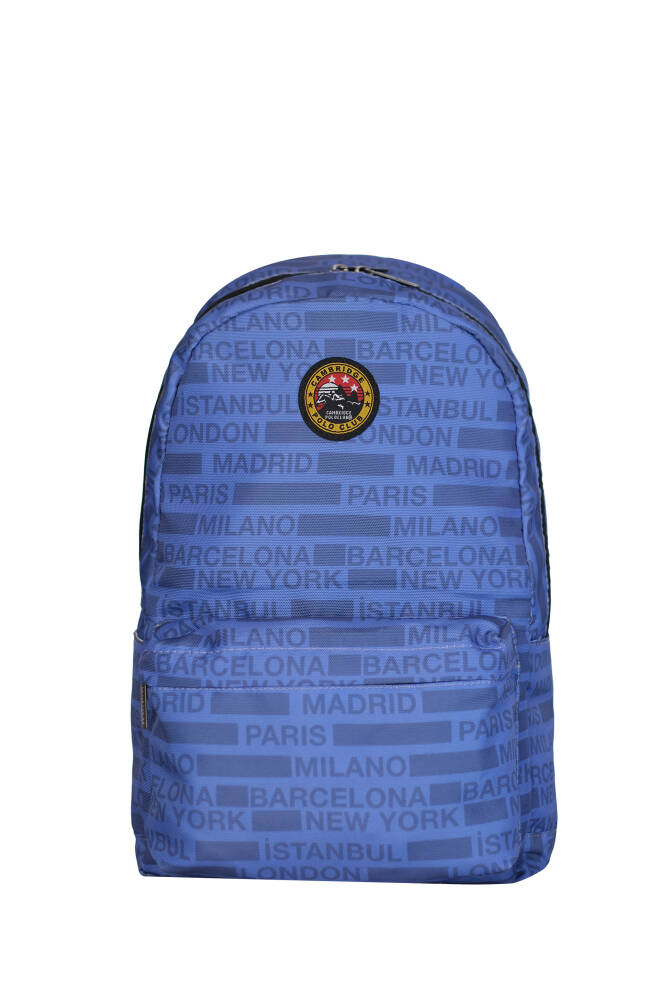 Cambridge Polo Club Cities Ön Bölmeli Unisex Sırt Çantası MOR MOR