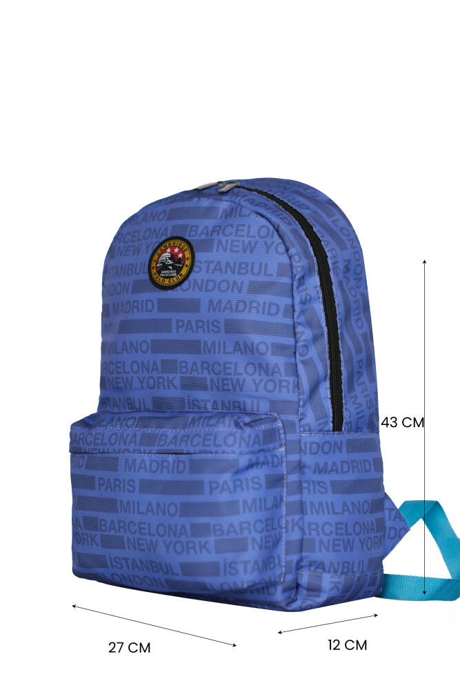 Cambridge Polo Club Cities Ön Bölmeli Unisex Sırt Çantası MOR MOR