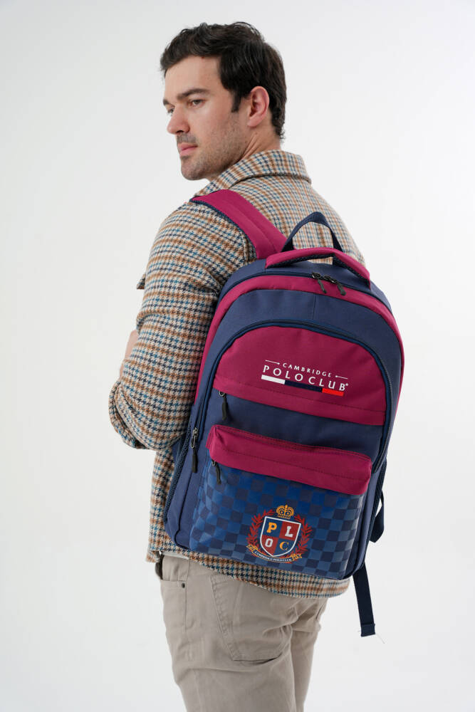 Cambridge Polo Club Çok Amaçlı Unisex Sırt Çantası Lacivert Lacivert