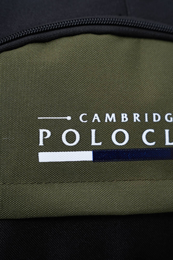 Cambridge Polo Club Çok Amaçlı Unisex Sırt Çantası Siyah-Yeşil Siyah-Yeşil