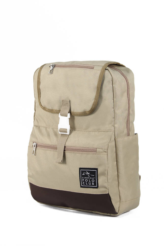 Cambridge Polo Club Creative Unisex Sırt Çantası Bej Bej