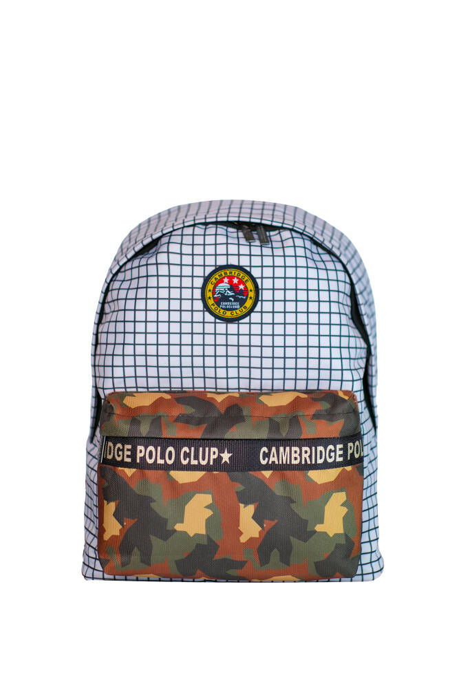 Cambridge Polo Club Kamuflaj İki Bölmelli Unisex Sırt Çantası KAMUFLAJ KAMUFLAJ