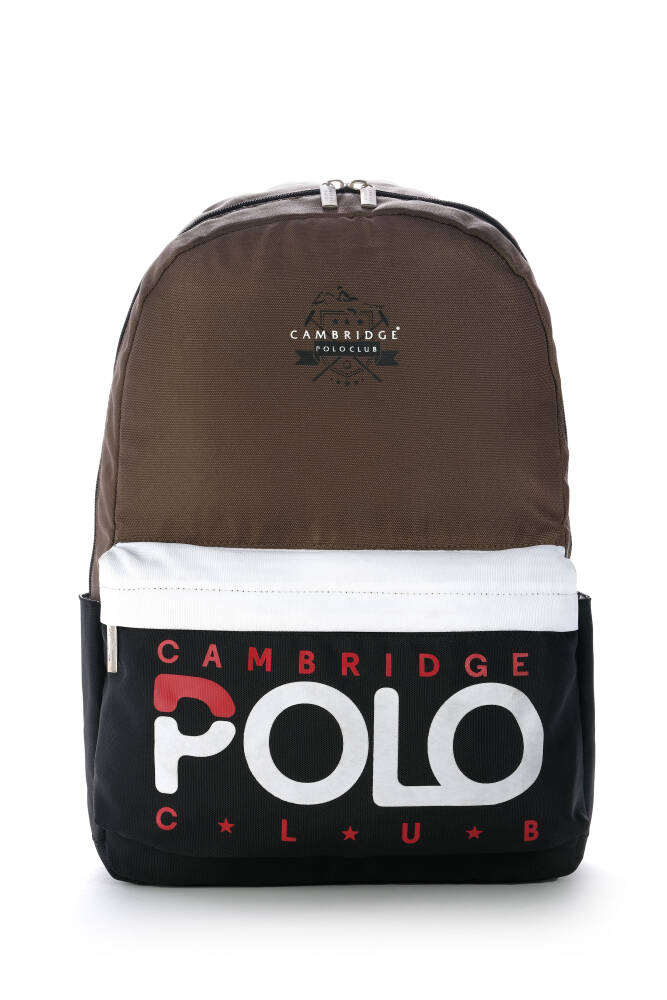 Cambridge Polo Club Preppy Tek Ana Bölmeli Unisex Sırt Çantası YEŞİL YEŞİL