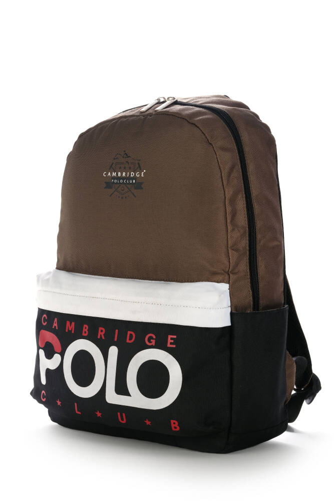 Cambridge Polo Club Preppy Tek Ana Bölmeli Unisex Sırt Çantası YEŞİL YEŞİL