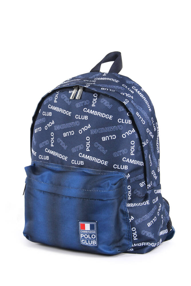 Cambridge Polo Club Rococo Ön Bölmeli Unisex Çocuk İlkokul Çantası Lacivert Lacivert