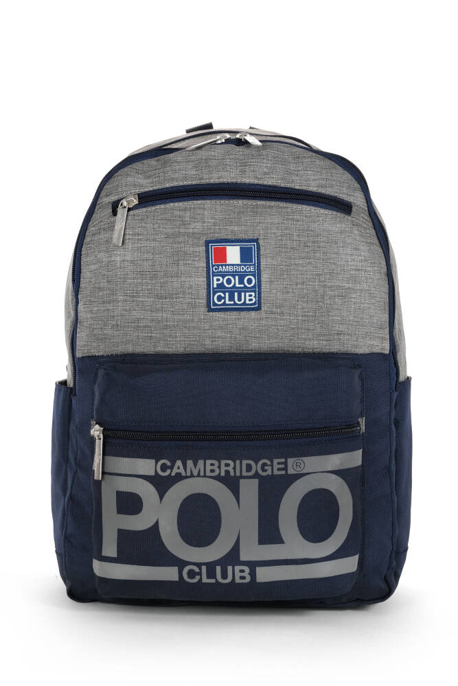 Cambridge Polo Club Street Style Dört Bölmeli Unisex Sırt Çantası Lacivert Lacivert