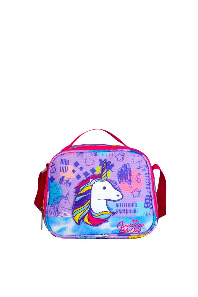 Cambridge Polo Club Unicorn Kız Çocuk Beslenme Çantası Mor Unicorn Mor Unicorn