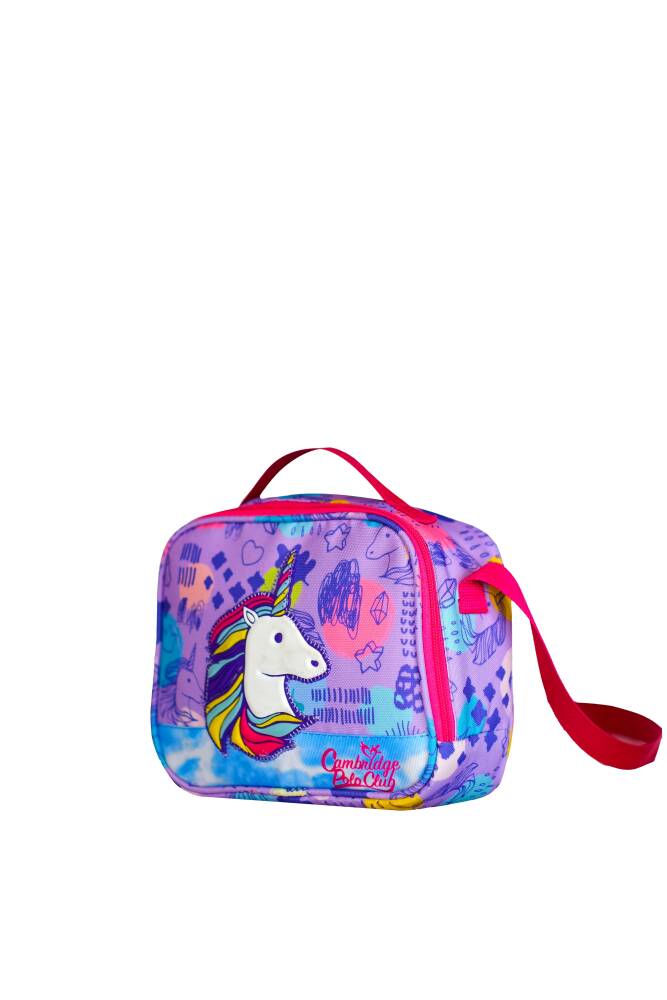 Cambridge Polo Club Unicorn Kız Çocuk Beslenme Çantası Mor Unicorn Mor Unicorn