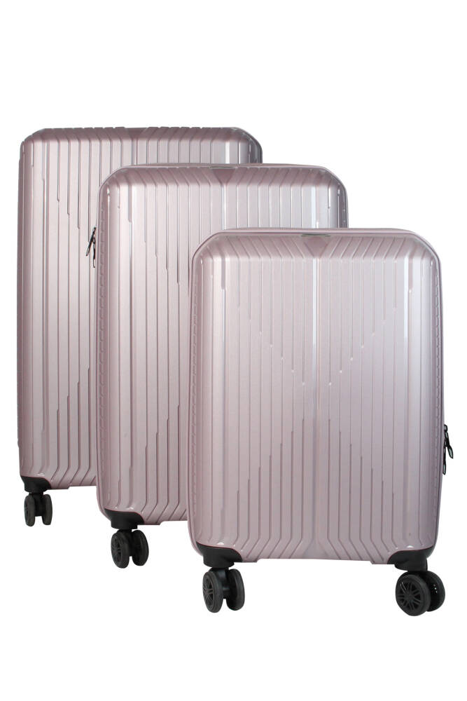 Tgn Pp Kırılmaz Valiz Seti 4TN728 Bronz Bronz