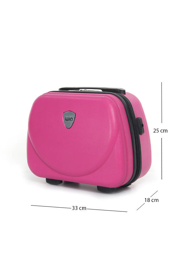 Wia Kabuk Seyahat Makyaj Çantası Pembe Pembe